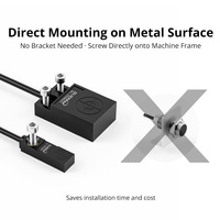 Sensor Proximitas Induktif Datar SL-J3MN1 5mm Sensing 3 Kawat PNP NO 10-30VDC Non-terproteksi Saklar Proximitas Industri