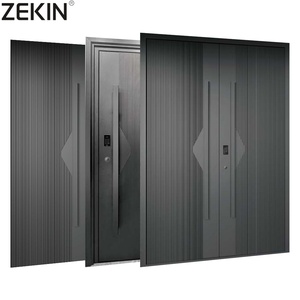 Customized Design <b>Digital</b> <b>Lock</b> Automatic Opening Security doors As2047 Certified Aluminum Alloy doors for houses - Product Image 1