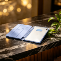 Étui de protection rabattable pour Samsung Galaxy Tab S9 FE Plus 12,4 pouces, compatible avec S9FE Plus S9 Plus S10 Plus X610 X616B X810 X820