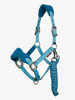 Vente en gros de colliers de tête en molleton Halters pour chevaux et cordes de plomb Hardware Racing Horse Bridle Ensemble complet Équipement Western Horse Halter