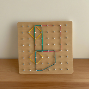 Tablero de Clavijas Creativo Montessori, Juguetes Educativos Gráficos para Niños, Pensamiento Lógico, Clavijas de Madera Educativas para Niños - Product Image 5
