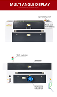 Machine de Gravure Laser CO2 Rapide WiFi pour Bois, Acrylique, Plexiglas, MDF, Plastique, Cuir (Modèles 3050, 4060, 6090, 1060)