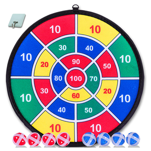 ชุดกระดานปาเป้าสำหรับเด็ก,ลูกดอก8ลูกและ13.8นิ้ว (35ซม.) เกมปาเป้าปลอดภัย-ของขวัญสำหรับเด็ก - Product Image 1