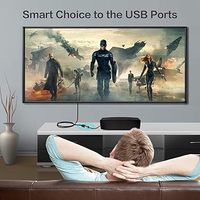 Cable DE DATOS USB certificado Extensión activa de 30 metros con IC 5V 2a para computadora e impresora Material de metal negro