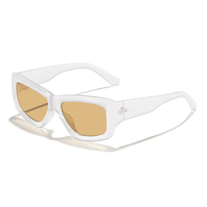Y2K <b>Vintage</b> Thick Frame Square <b>Sunglasses</b> Retro Chunky Rectangle <b>Sunglasses</b> - Product Image 2