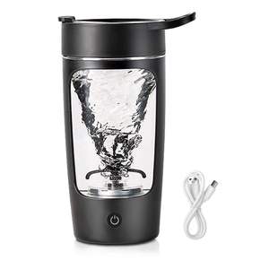 Botella agitadora eléctrica recargable para gimnasio, mezclador de proteína con logotipo personalizado, Usb, 650ml - Product Image 1