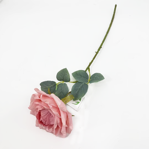 Rose Artificiali Realistiche al Tatto, <span class=keywords><strong>Fiori</strong></span> in Seta e <span class=keywords><strong>Raso</strong></span> Neri e Rossi per Decorazioni Matrimoniali e Casa - Product Image 3