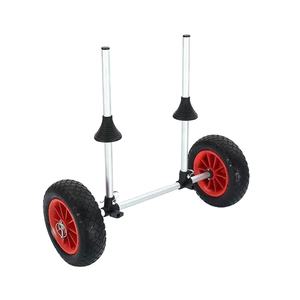 Ningbo कारखाने शीर्ष एच-फ्रेम टग समुद्र तट नाव डोंगी पर बैठने गाड़ी कश्ती ट्राली - Product Image 1