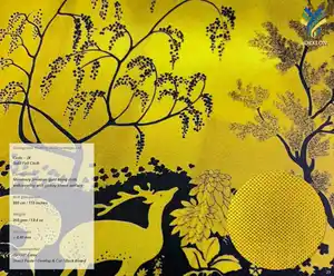 Tùy Chỉnh In Ấn Phòng Khách Trang Trí Nội Thất Tường Giấy Lụa Chinoiserie Thêu Tay Sơn 3D Mural Wallpaper Cho Bức Tường
