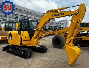 Mini-excavatrice hydraulique Komatsu PC56 d'occasion de haute qualité en stock à prix réduit - Product Image 4