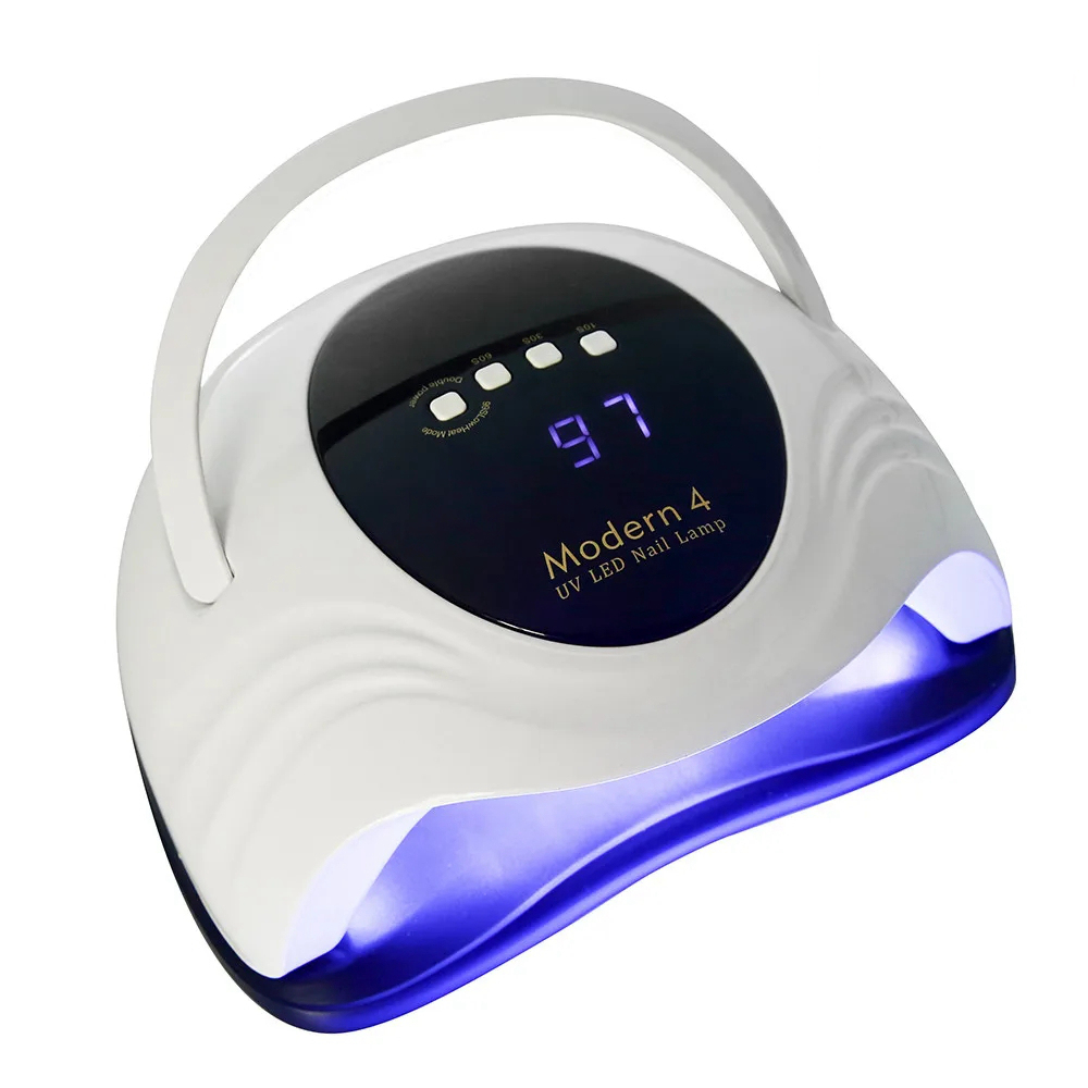 120w 4 Timer Setting Fast Curing Quick Drying Nail Baking UV LED Lamp Gel Polish No Black Hands Modern4 Phototherapy Machine
