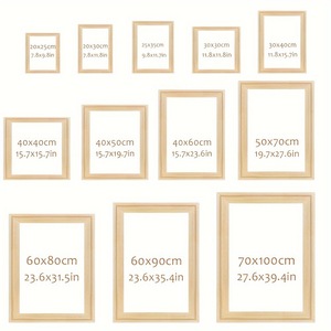 Tự làm vải cáng thanh Kit khai hoang khung gỗ cho handmade sơn vải lắp ráp - Product Image 1