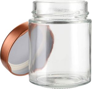 Different Sizes 100ml 150ml 180ml 220ml 280ml 500ml Round clear Food Glass <b>Jars</b> with Cover - Product Image 3