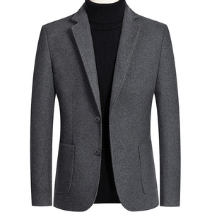 Giacche Sportive da <span class=keywords><strong>Uomo</strong></span> Blazer in <span class=keywords><strong>Lino</strong></span> e Poliestere Vestibilità Regolare <span class=keywords><strong>Giacca</strong></span> Monopetto - Product Image 6