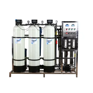 1000LPH Industrial Carbon Water Purifier Reverse Osmosis RO System Manufacturer Equipment for Water Purification Hotels Farms