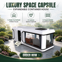 Maison-capsule spatiale préfabriquée de luxe, Cabine de luxe, Maison-conteneur, Maison préfabriquée pour hôtel, bureau, module de salle de bain - En vente