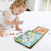 Livre sensoriel Montessori en feutre : Mon premier livre d'activités éducatives