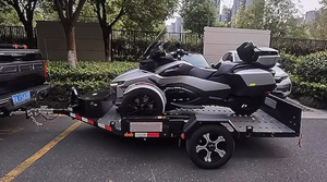 Remolque de Transporte para Motocicleta con Elevador Hidráulico Portador de ATV UTV para Rally Carrera Desierto Vehículo Utilitario Todoterreno - Product Image 5
