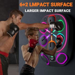 Machine <span class=keywords><strong>d</strong></span>'entraînement <span class=keywords><strong>de</strong></span> <span class=keywords><strong>boxe</strong></span> électronique musicale avec logo personnalisé, <span class=keywords><strong>équipement</strong></span> <span class=keywords><strong>de</strong></span> fitness intelligent pour la perte <span class=keywords><strong>de</strong></span> poids - Product Image 6