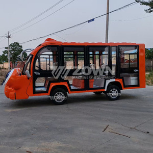 Autobús Turístico Eléctrico Cerrado con Diseño de Dibujos Animados, Apariencia Personalizada, Transporte para Parques de Atracciones - Product Image 1
