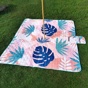 Wholesale Custom Logo <b>Large</b> Blanket Parasol Hole Waterproof Base Picnic <b>Mat</b> With Pocket for Outdoor Family Travel - Product Image 6