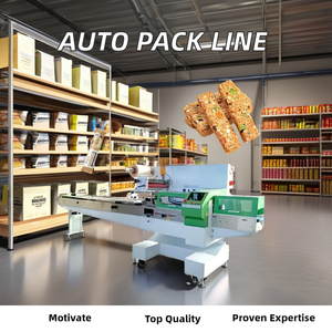 Machine <span class=keywords><strong>d</strong></span>'emballage horizontale automatique pour savon, couches et produits carnés de grande taille, type Flowpack - Product Image 3