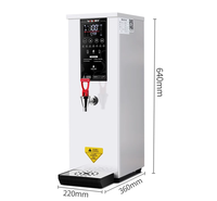 Distributeur d'eau chaude électrique mural Baiwin 60L grande capacité en acier inoxydable pour bar à café