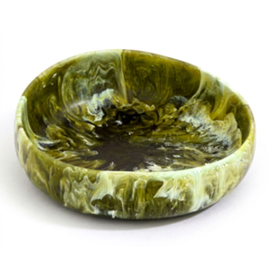 Ensaladera de Resina Hecha a Mano con Acabado Brillante, Aspecto Natural, Libre de BPA, Ecológica - Product Image 1