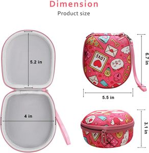 Estuche rígido para auriculares infantiles, compatible con IClever BTH12 HS19 BTH20 BTH26, Noot, MIDOLA, JBL, <span class=keywords><strong>EarFun</strong></span>, gris (solo estuche) - Product Image 4