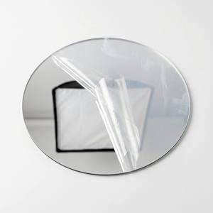 285mm Round Acrylic <strong>Mirror</strong> Sheets Silver <strong>Plastic</strong> for Wedding Table Center DIY Crafts Shatterproof <strong>Mirror</strong> Plates Factory Supply - Product Image 1