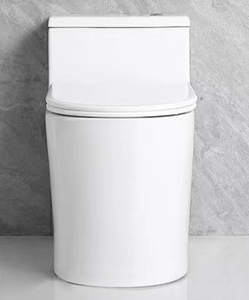 โถสุขภัณฑ์เซรามิกสีครีมงาช้าง ทรงยาว สำหรับห้องน้ำในบ้าน - Product Image 2