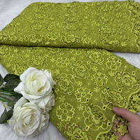 Robes pour femmes brodées de haute qualité NI.AI, en tissu de coton et de mousseline de soie couleur café, dentelle soluble dans l'eau, techniques de tricotage