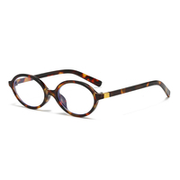 Monture optique unisexe en PC massif à monture complète, forme ovale, avec verres anti-lumière bleue, pour visages en forme de losange, promotion économique