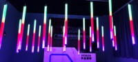Lustre cinétique 3D, tubes lumineux à pixels, éclairage de scène LED, treuil DMX, éclairage de tube cinétique