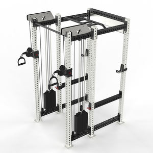 Station d'entraînement multifonctionnelle tout-en-un Smith Machine Cable Crossover Smith Power Rack Squat Machine Fitness Equipment - Product Image 3