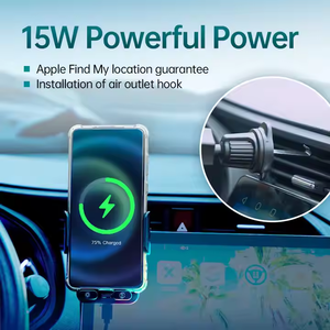 Cargador de coche inalámbrico de 15W, rastreador GPS, localizador de seguimiento inteligente certificado por IMF para <span class=keywords><strong>iPhone</strong></span> - Product Image 4
