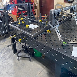 โต๊ะเชื่อมแบบ 3 มิติ รุ่นใหม่ TKweld ได้รับการรับรองมาตรฐาน CE คุณภาพสูง ผลิตจากเหล็ก Q355 หนา 0.5 มม. พร้อมระบบพลาสมาไนไตรดิ้ง สถานีบัดกรี D16/D28 ใช้แบตเตอรี่ - Product Image 1