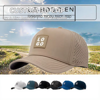 Casquette de baseball 6 panneaux personnalisée avec patch en cuir brodé, confortable et respirante, en maille, pour sports de plein air – Grande Vente