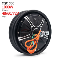 Moteur de roue arrière sans balais 48V 1000W 10 pouces pour trottinette électrique, étanche IP67, usine OEM