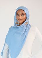 Hijab châle léger et respirant en modal de qualité supérieure, ethnique, quatre saisons, pour femmes musulmanes, foulards islamiques