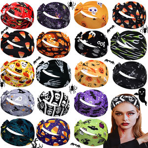 Lvdi 2025 Neuestes Halloween Luxus-Haarband Modisch Bequem Atmungsaktiv Polyester Mischfarben Vier Jahreszeiten Sport Yoga Party - Product Image 2