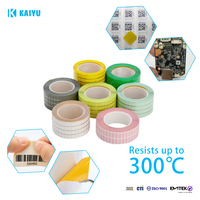 KAIYU Autocollant adhésif thermique en polyimide résistant à la chaleur 300°C, ignifuge, auto-adhésif pour PCB SMT, fabriqué par une usine avec 15 ans d'expérience