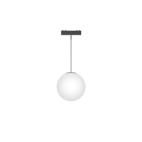 Ushine Lampe sur rail magnétique ultra-mince MT26 de haute qualité 6W/9W, formes multiples, DC48V, en aluminium, type lustre