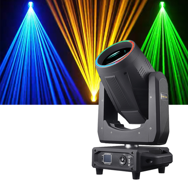 New Style RGB 295W Sharpy Beam Double Prism RGB Led Strip Moving Head Light for Wedding Dj Disco Party
