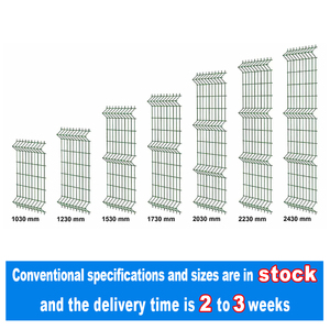 Bán buôn thép mạ kẽm trang trí 3D cong hàn dây lưới sân hàng rào tấm cho trang trại sử dụng giá cả cạnh tranh không thấm nước - Product Image 2