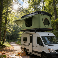 Tente de toit rigide JDA Wholesale, toile imperméable 3000D, tente de toit de voiture pour camping-car