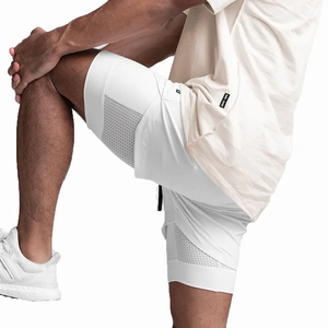 Short d'entraînement de basket-ball personnalisé pour hommes, avec poches latérales et cordon de serrage pour hommes - Product Image 6