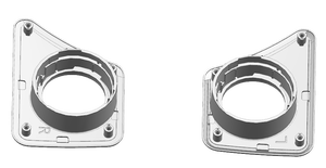 Cetakan Injeksi Housing Speaker Belakang Otomotif dengan Respon Bass yang Ditingkatkan, Peredam Getaran, dan Perlindungan IP5K1 Plastik 1730 - Product Image 3