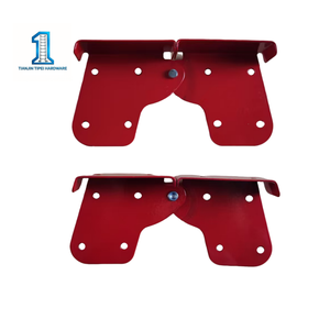 Conectores de bisagra reforzados y fijos en ambos lados de la bisagra plana de la escalera de aluminio. - Product Image 5