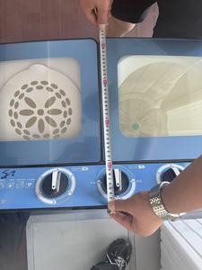 Nueva condición de calidad, bañera doble blanca, carga superior, lavadora/secadora eléctrica automática todo en uno, capacidad de 15kg controlada por aplicación - Product Image 3